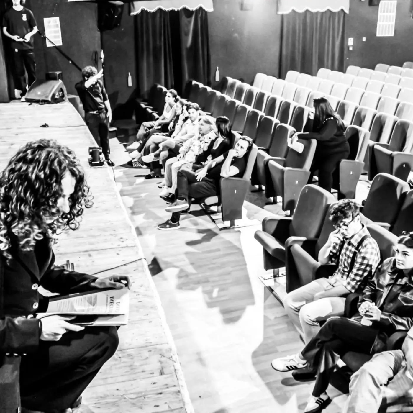 La platea del Teatro San Luigi prima dello spettacolo