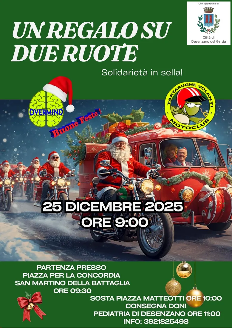 Locandina di Un regalo su due ruote, 25 dicembre 2025
